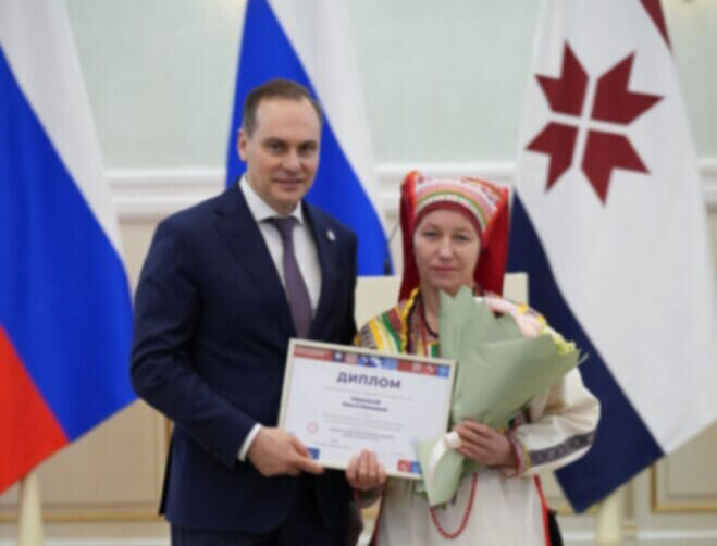 Мама–лауреат премии  Главы Мордовии
